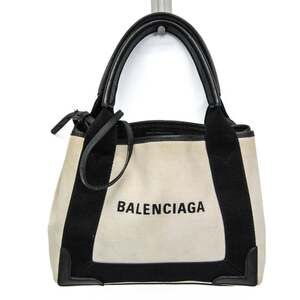 Balenciaga Navy Cabas Canvas And #252147B47B
